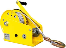 Manuell vinsch 2600 lbs - 40m wirerem 3m/min