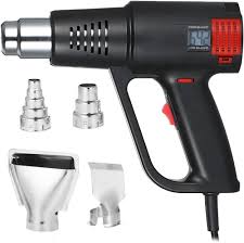 Industrivarmluftspistol 2000W med Digital Temperatur