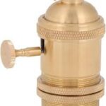 Vintage E27 Kopparlamphållare