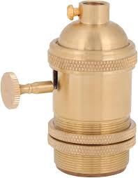 Vintage E27 Kopparlamphållare