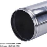 MSEURO R-eps Universal Kall Luftintag 76mm 3Tum Aluminium