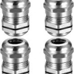M18 Kabelgenomföring PG11 Metall - 4 St