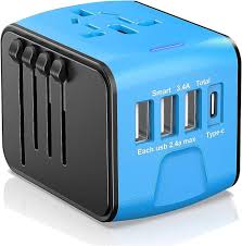 JMFONE Universell Reseadapter med USB och AC Uttag