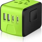 JMFONE Resaadapter med 4 USB-portar för Internationell Resa