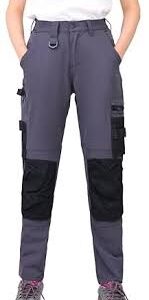 Work IDEA Dam Stretcharbetsbyxor med Cordura – Smal Passform