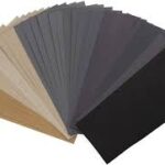 10 st Våt-Torrt Slippapper 9x8 cm - Vattentåliga Slipark