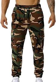 Kamouflage Stretch-Chino för Herr