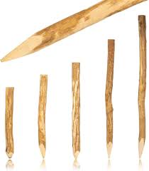 BooGardi Staketstolpar Hasselnöt 150 cm - Set om 5