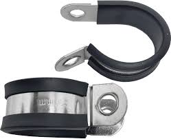 Lumonic 5x 30mm Rörklämmor med Gummiinlägg