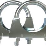 2-pack M8 Rörklämmor Ø 38–76 mm (2 st Ø 60 mm)