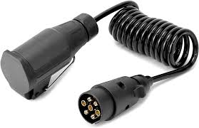 QWORK® 2M Förlängningskabel för Släpvagnar 7-13 Stift
