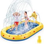 AOLUXLM Vattensprinkler Splash Pad för Trädgård