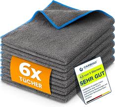 Carbigo® Professionella Mikrofiberdukar - 220 GSM för Skonsam Polering