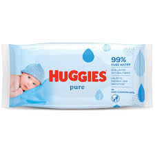 Huggies Pure Baby Wipes, 56-pack