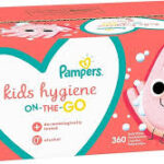 Pampers Kids Hygienservetter På Språng - 9 Förpackningar (360 Servetter)