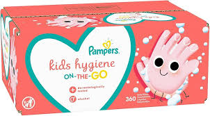 Pampers Kids Hygienservetter På Språng - 9 Förpackningar (360 Servetter)