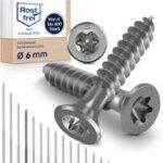 Skruvar i Rostfritt Stål V2A Torx 6 x ...