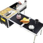 Bärbart Hopfällbart Utekök för Camping