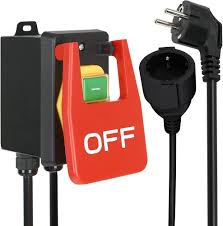Nollspänningsbrytare för Fräsbord - 220 V Säkerhetsbrytare