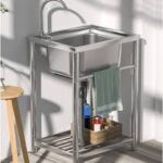 Utekök med Rostfritt Handfat och Blandare