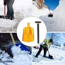 Fällbar Aluminium Snöskyffel - Multifunktionell Utomhuslösning
