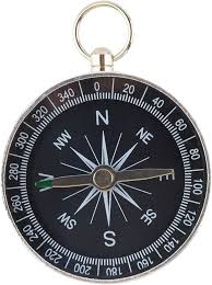 KOGJOGH Bärbar Aluminium Nödkarta Kompass