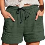 Eleganta Högmidjade Arbetsshorts för Sommar