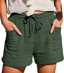 Eleganta Högmidjade Arbetsshorts för Sommar