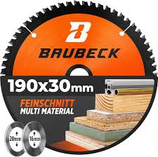 BAUBECK Sågblad 190 x 30 med Reduceringsringar