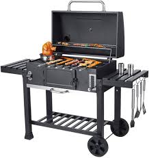 YDYG Stor Kolgrill med Termometerlock