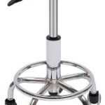 Roterbar Arbetspall Sindipanda – Justerbar vit 44–57 cm