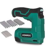 VONROC 4V Batterihäftpistol med 900 Klamrar