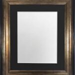 POST Scandi Svart och Guld Fotoram A4 14x11