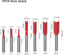 Pinnfräsar 7 st - CNC-fräsar för trä