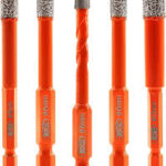 BGTEC Torra Diamantborrkronor Set för Kakel 6/6/8/10 mm
