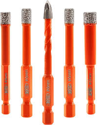 BGTEC Torra Diamantborrkronor Set för Kakel 6/6/8/10 mm