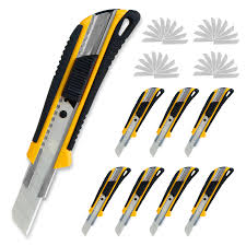 CCLIFE 8 Standard Brytbladskniv med 40 Brytblad