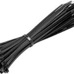 Premium Svarta Buntband - 100-pack