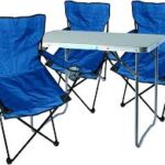 Mojawo 4-delat Campingmöbelset i Aluminium 70x50x59 cm
