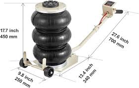 Pneumatisk Domkraft 3/5 Ton - Trippelväska Air Jack