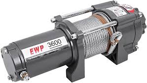 12V 3600Lbs Elektrisk Vinsch med Stålkabel