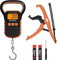 UNIWEIGH Digital Fiskevåg 110 lb/50 kg med Läppgrepp