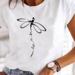 JUCHENG Dam T-shirtar - Sommar Mode & Fritid