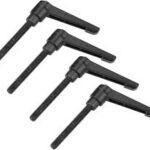 Justerbara Fästhandtag i Rostfritt Stål M8 - 4-pack