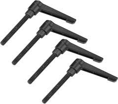 Justerbara Fästhandtag i Rostfritt Stål M8 - 4-pack