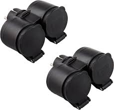 Electraline 92388 - Utomhusadapterpaket med 2 Schuko-uttag