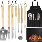 Grillset med 10 Verktyg - Komplett Grillredskap