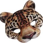 Halloweenmask Djurdräkt - Leopard Cosplay