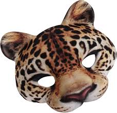 Halloweenmask Djurdräkt - Leopard Cosplay