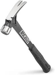 Estwing EB/15SM Ultra Svart Hammare - Stötdämpande & Fräsad Yta